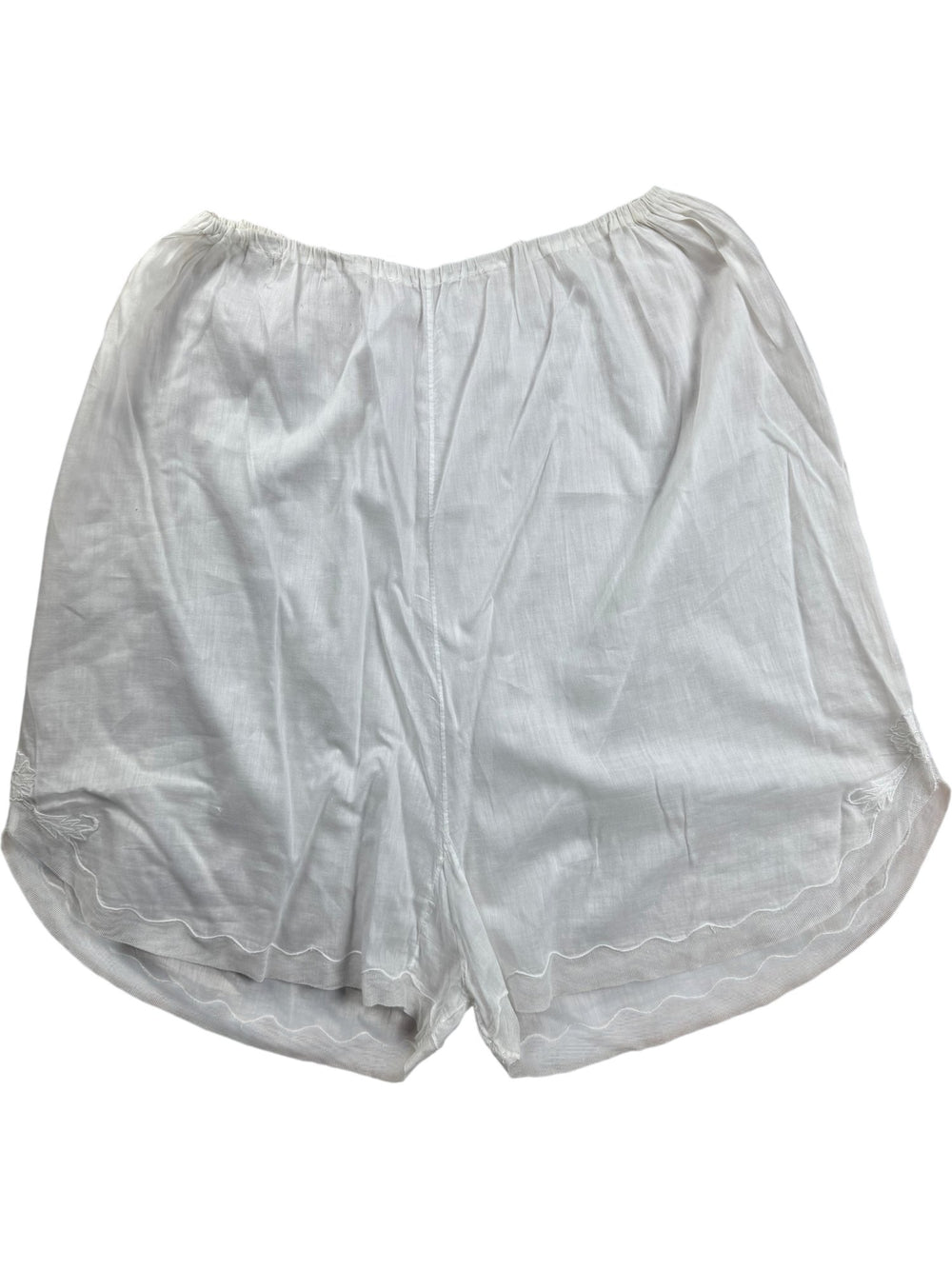1930s White Pettipants - XL - Think Vintage ltd