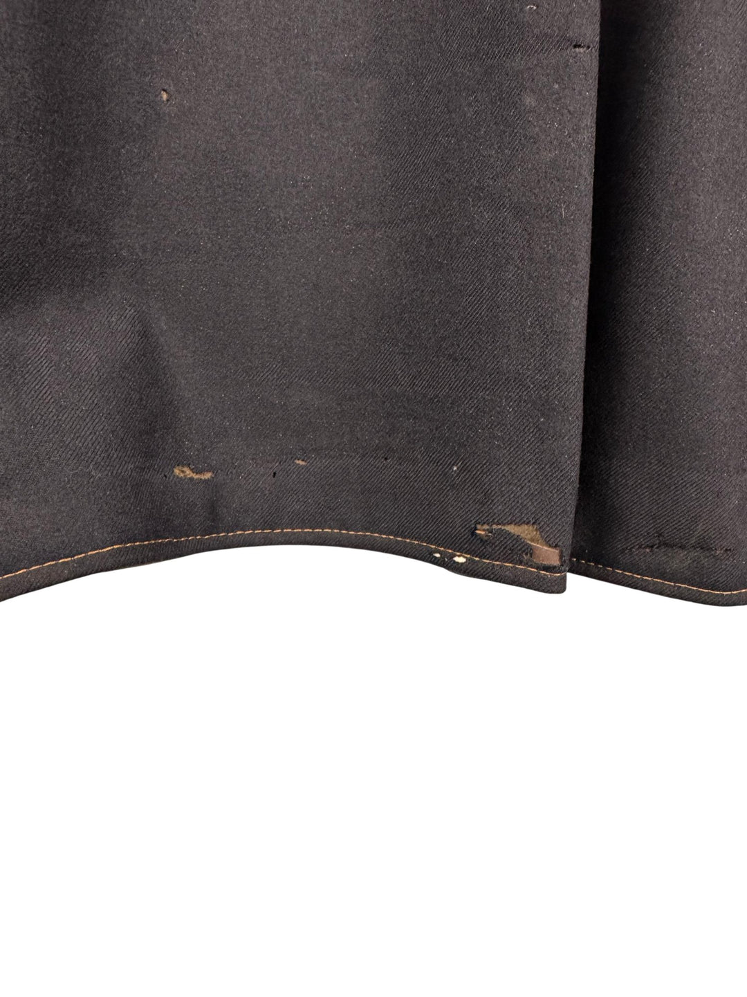 1940s Leather Vest with Button Closure - L - Think Vintage ltd