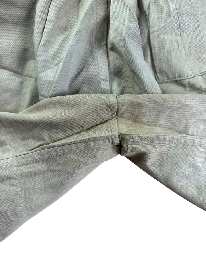 1940s Military Khaki Trousers and Shorts Set - Think Vintage ltd