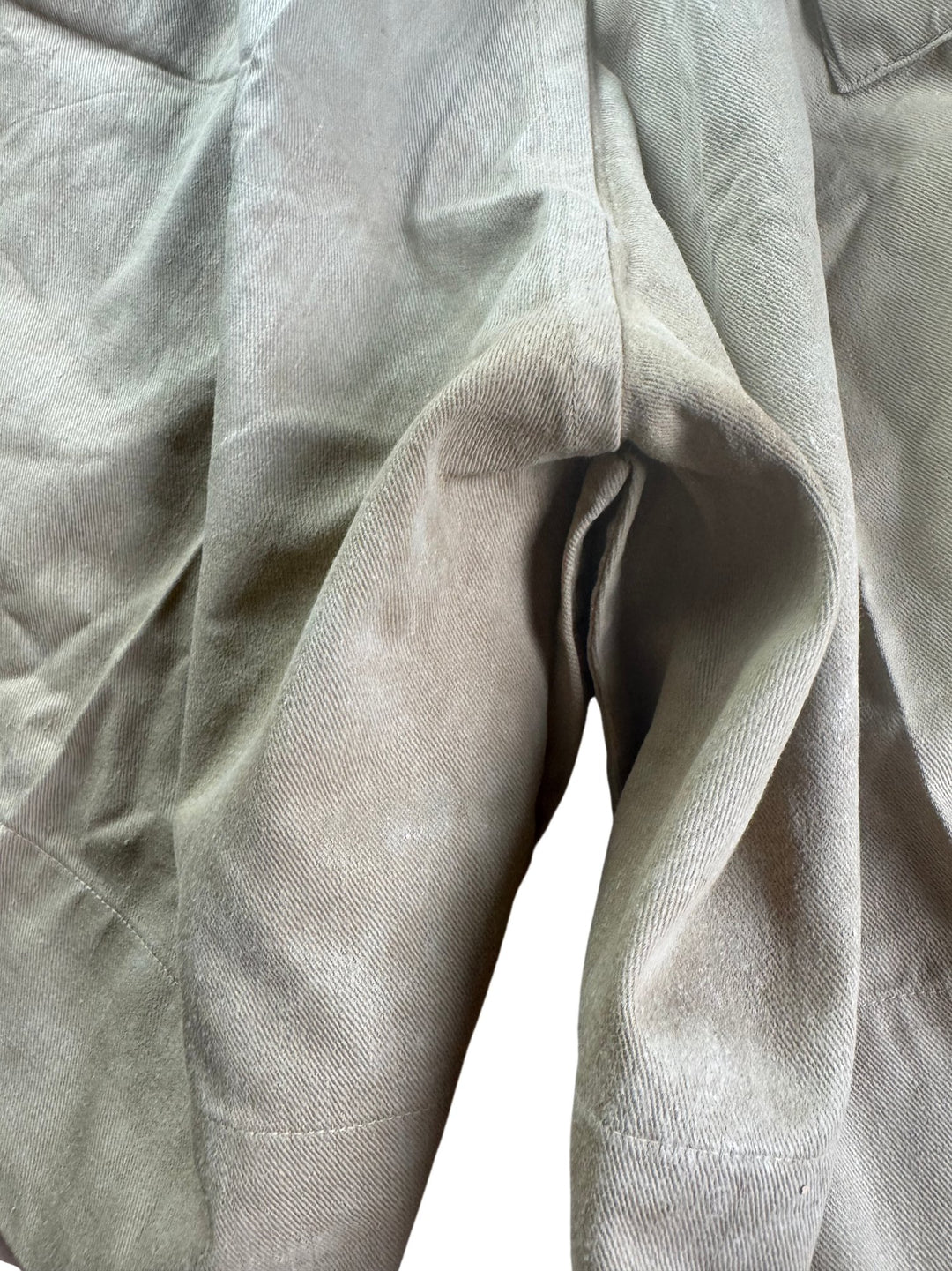 1940s Military Khaki Trousers and Shorts Set - Think Vintage ltd