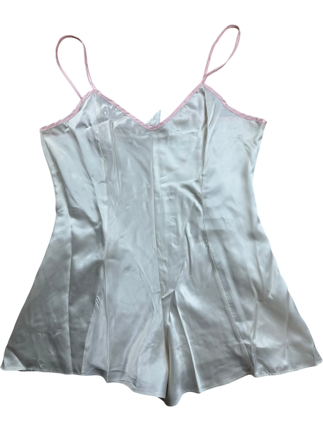 1940s Satin Camisole Top - small - Think Vintage ltd