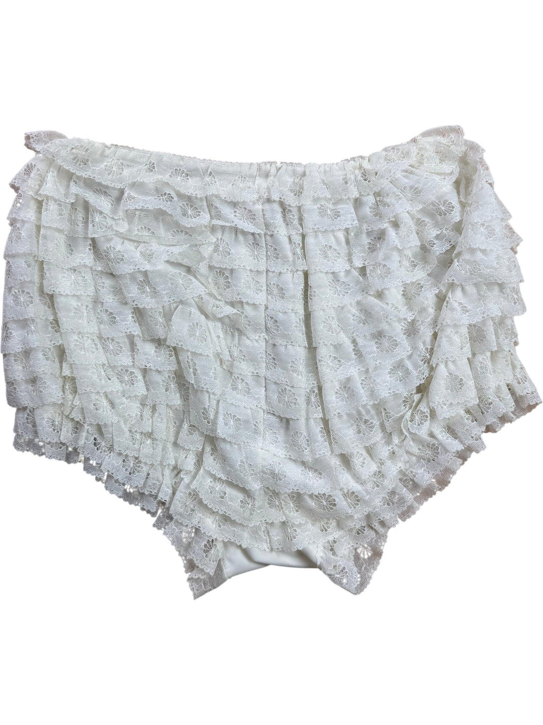 1950s Lace Ruffled Knickers Medium - Think Vintage ltd