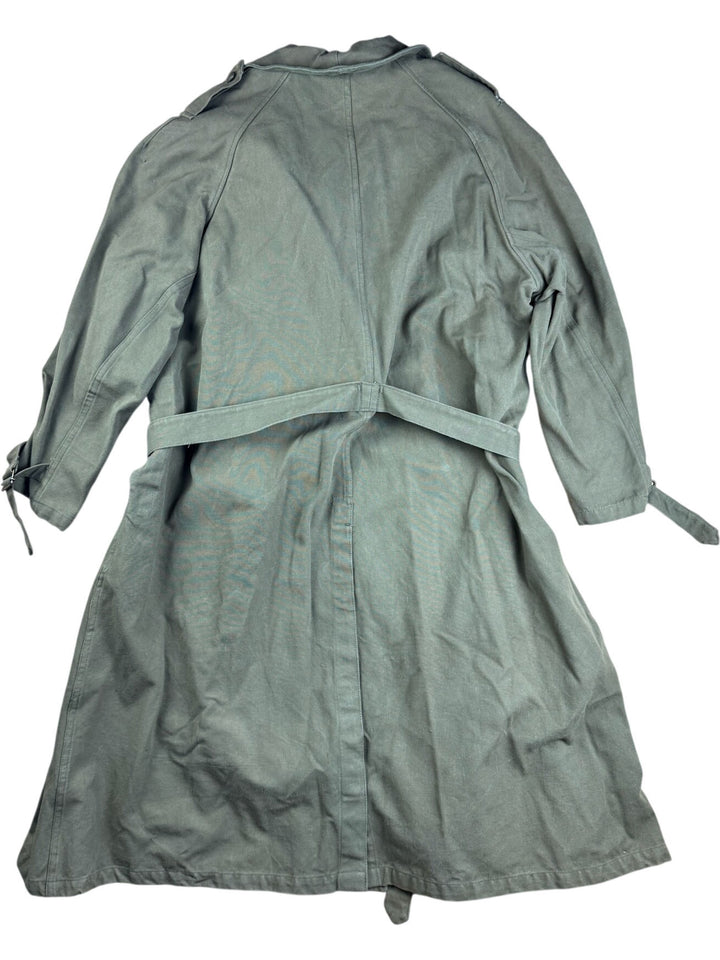 1950s Olive Military Trench Coat - XXL