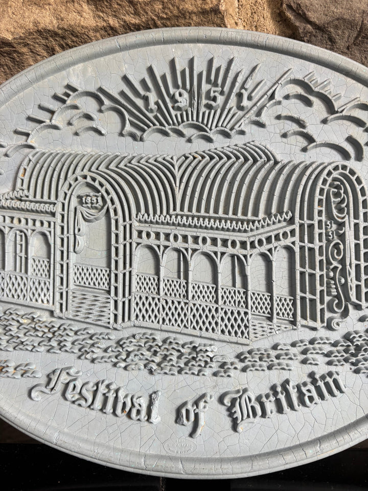 1951 Festival Of Britain Decorative Table Mat - Think Vintage ltd