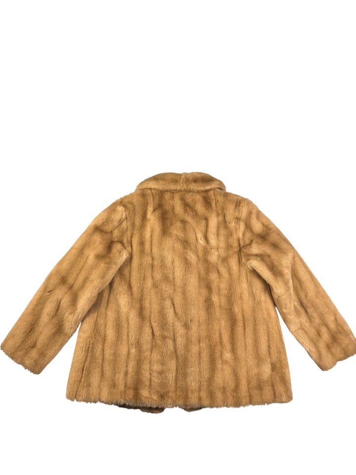 1960s Faux Fur Coat - S - Think Vintage