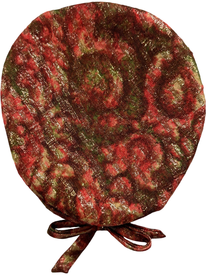 1960s Floral Pattern Hat - Think Vintage Online Ltd