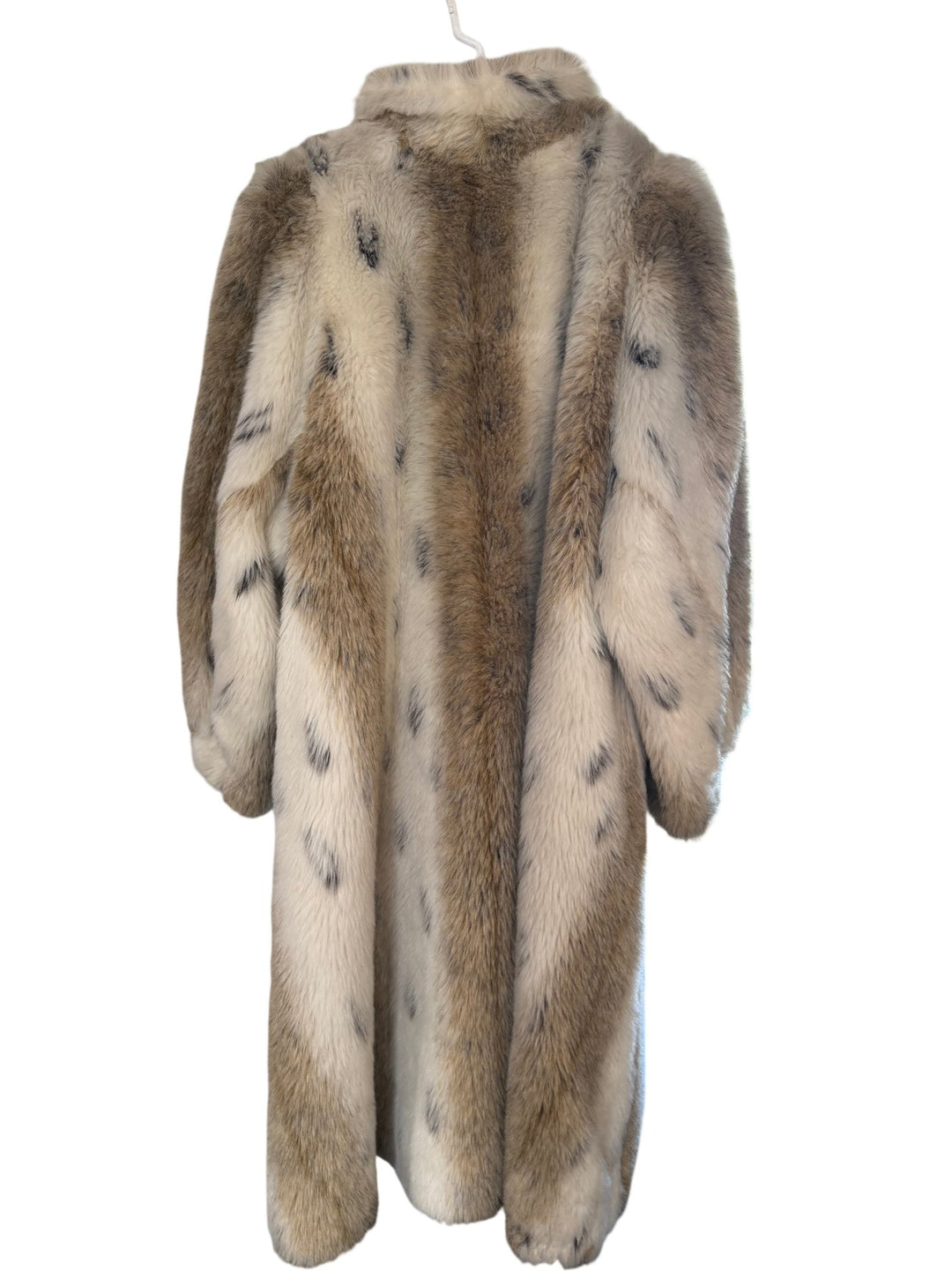 1960s Glenn Modds Full-Length Faux Fur Coat & Hat Set - S - Think Vintage ltd