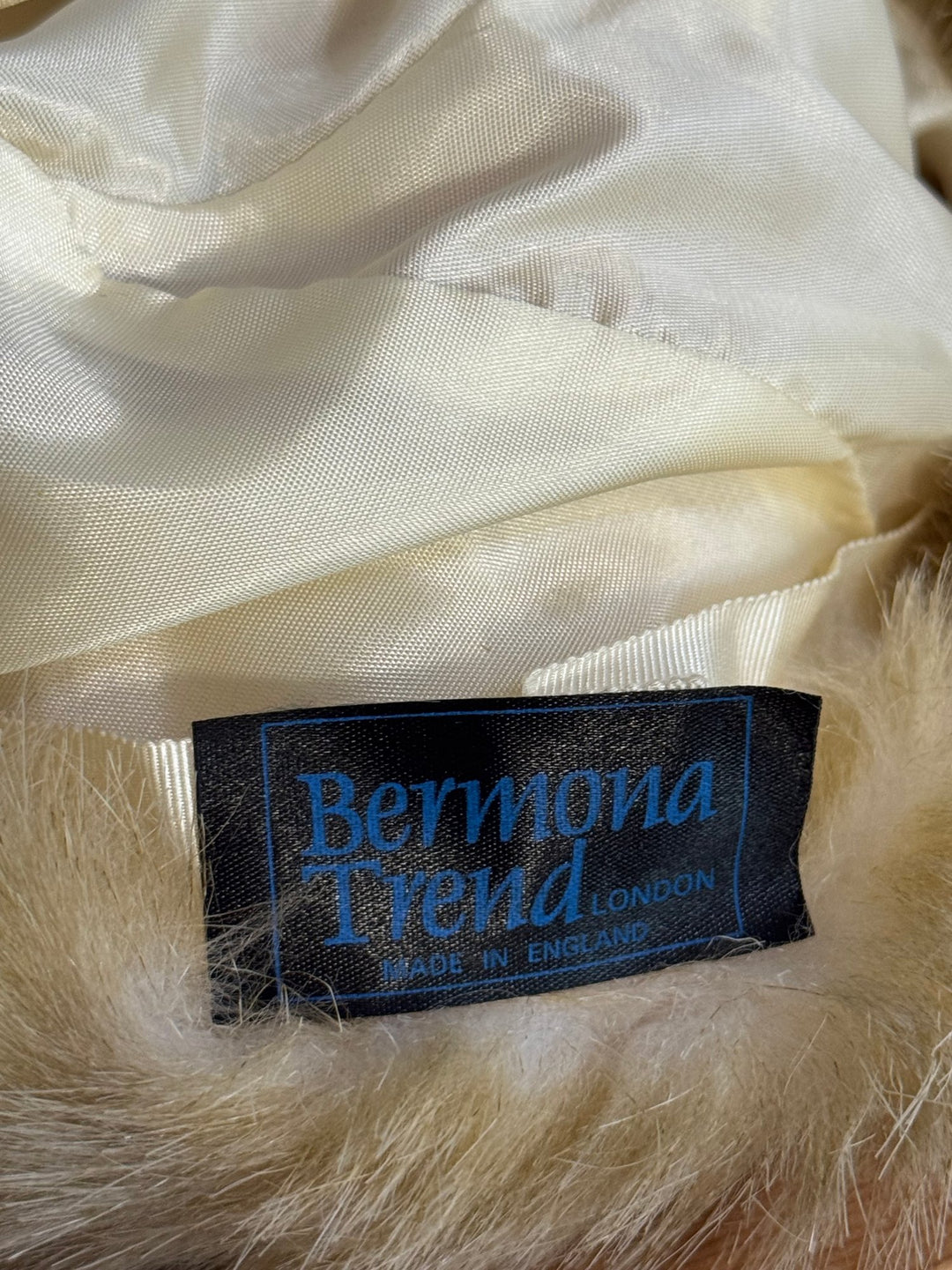 1960s Glenn Modds Full-Length Faux Fur Coat & Hat Set - S - Think Vintage ltd