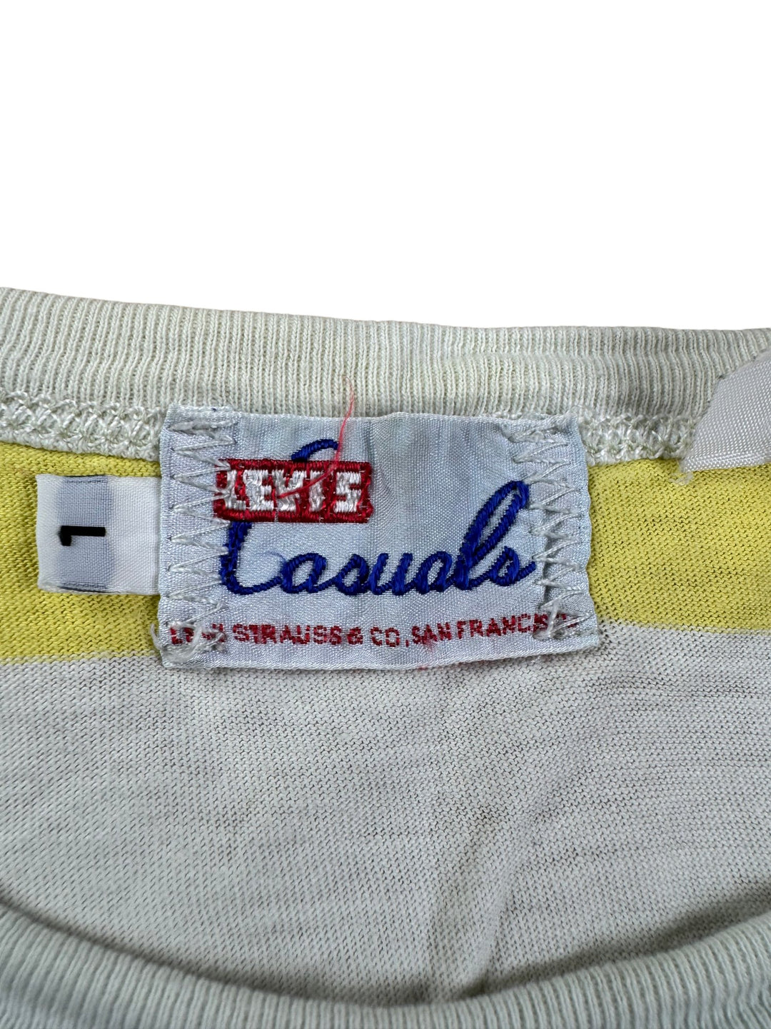 1960s Levi's Casual Striped T-Shirt - S - Think Vintage ltd