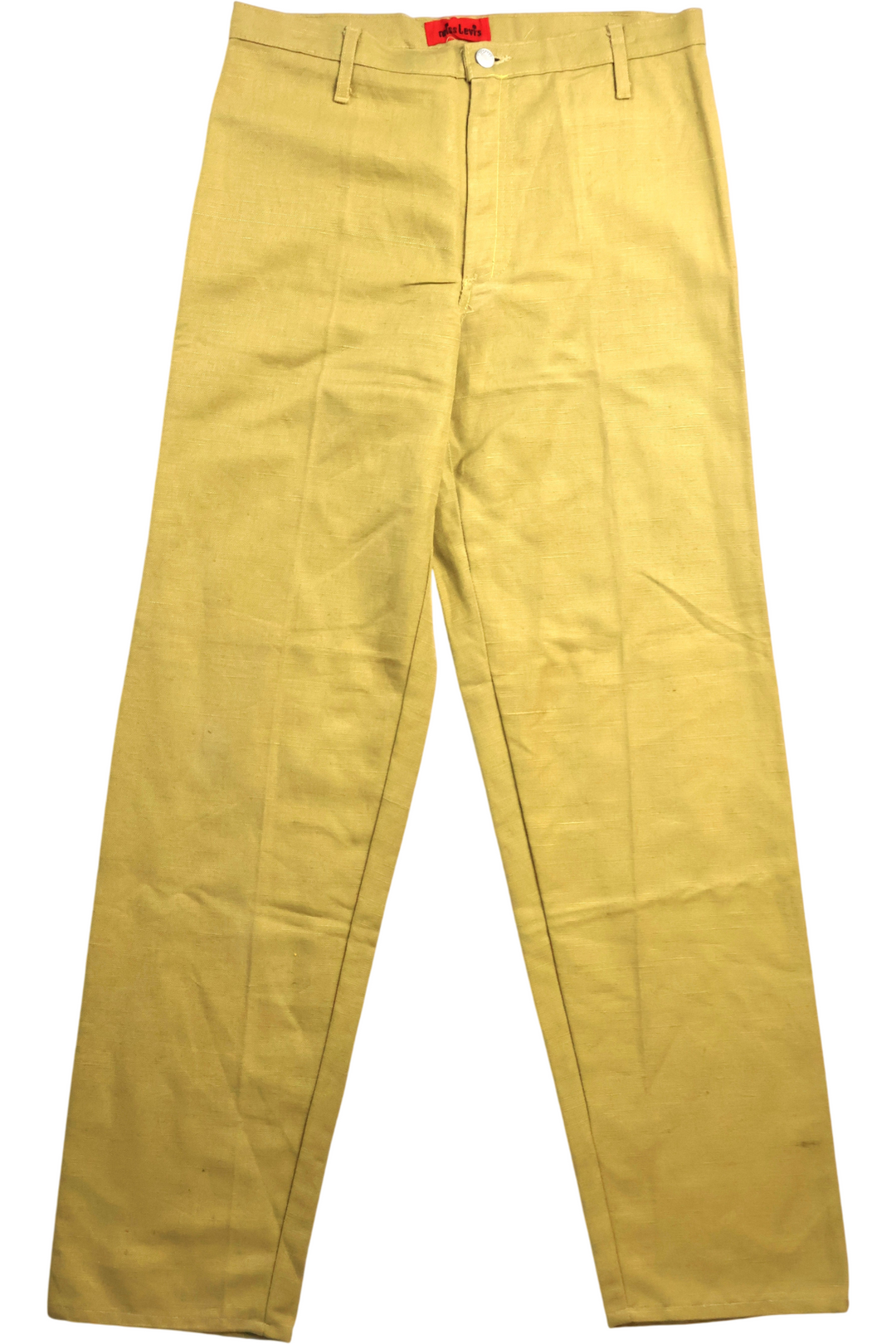 1960s Miss Levi Yellow Denim Jeans - W30 L33 - Think Vintage Online Ltd