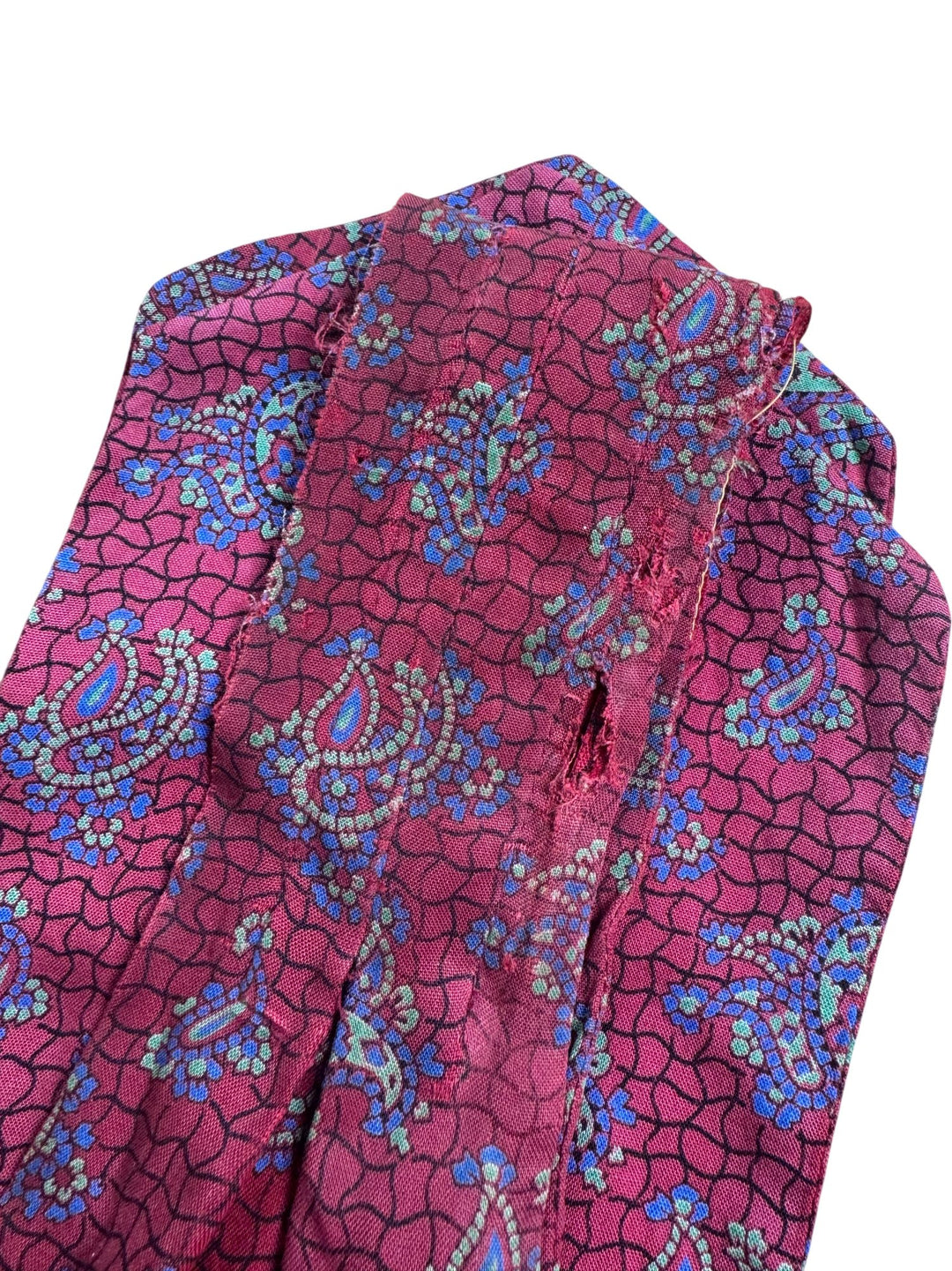1960s Paisley Pattern Necktie - Think Vintage ltd