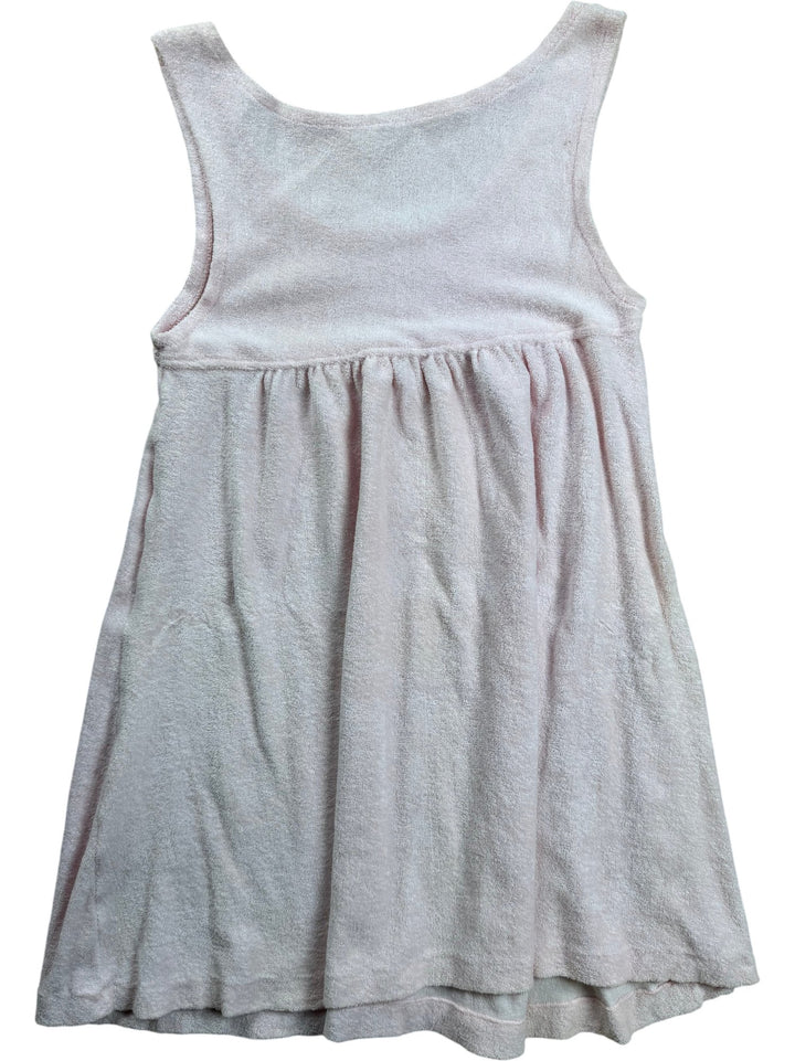 1960s Pink Sleeveless Terrycloth Babydoll Dress - S - Think Vintage ltd