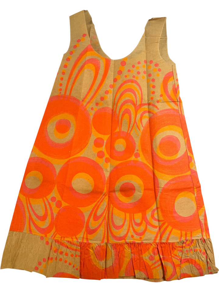 1960s Psychedelic Paper Dress - Think Vintage ltd