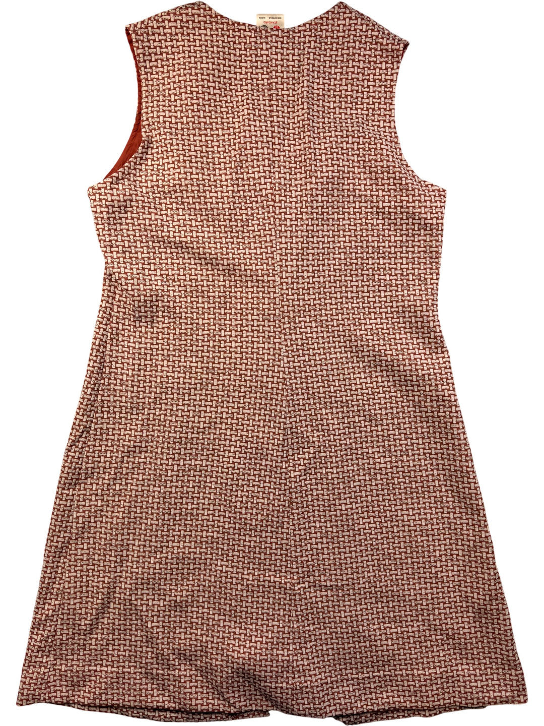 1960s Sleeveless Button Front Dress - L - Think Vintage ltd