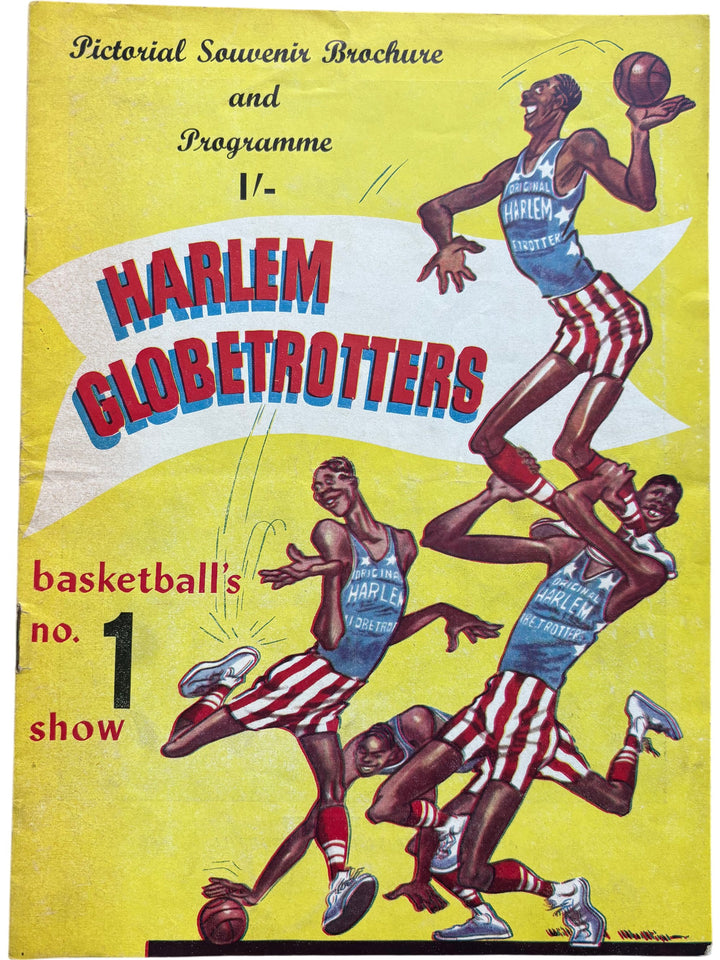 1961 Harlem Globetrotters Uk Tour Souvenir Programme - Think Vintage