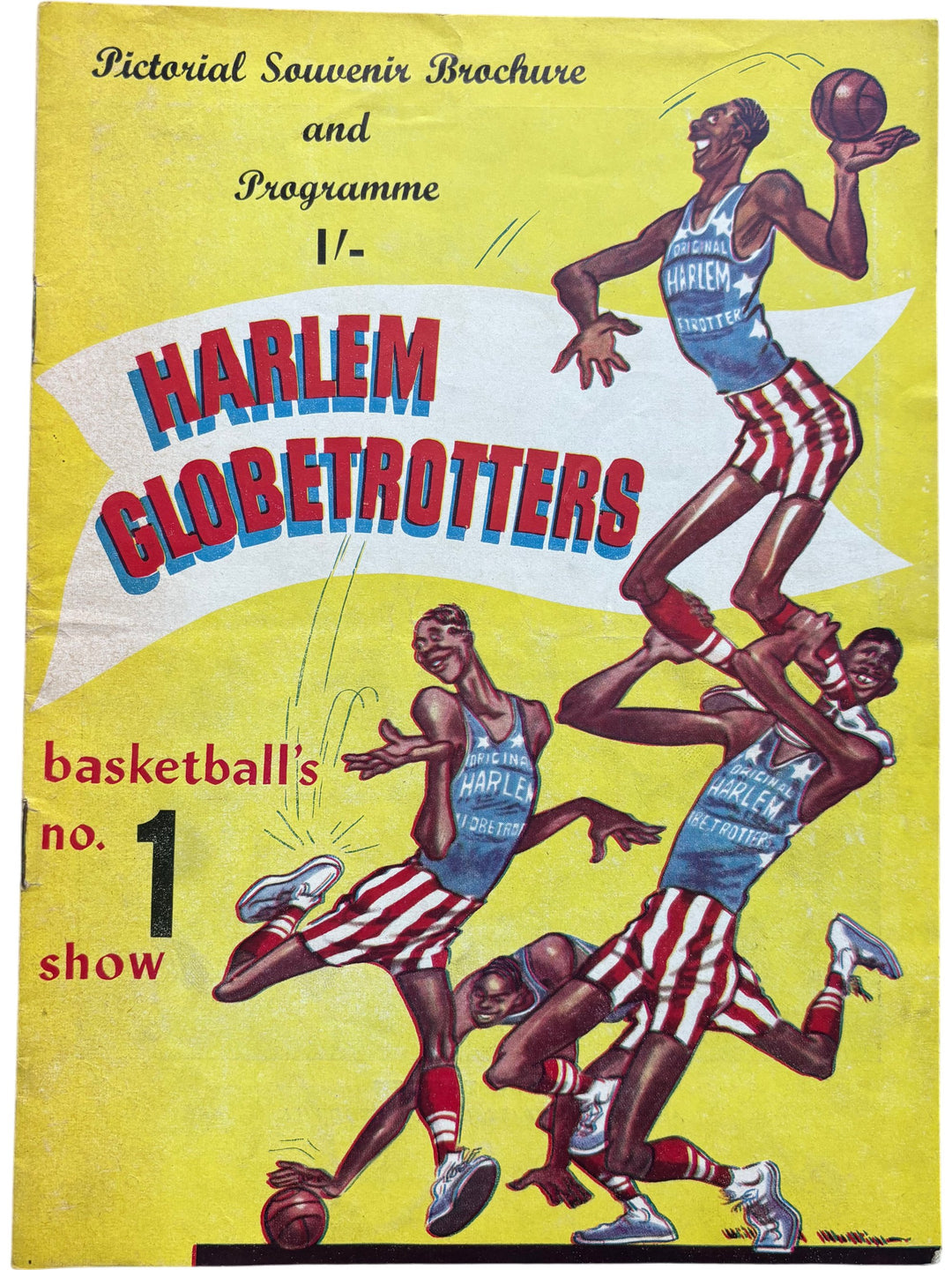 1961 Harlem Globetrotters Uk Tour Souvenir Programme - Think Vintage Online Ltd