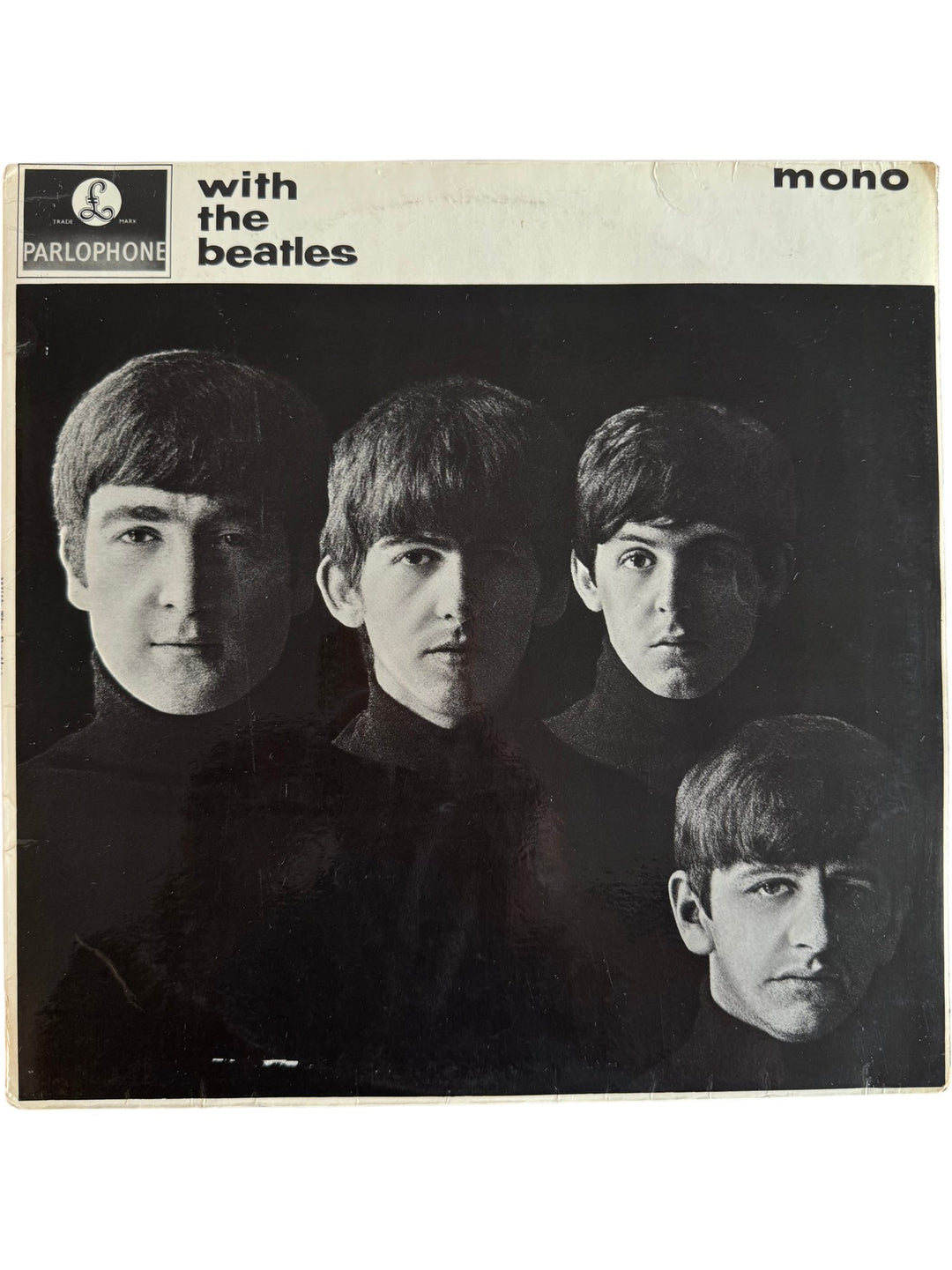 1963 Parlophone With The Beatles Vinyl - Fair - Think Vintage ltd