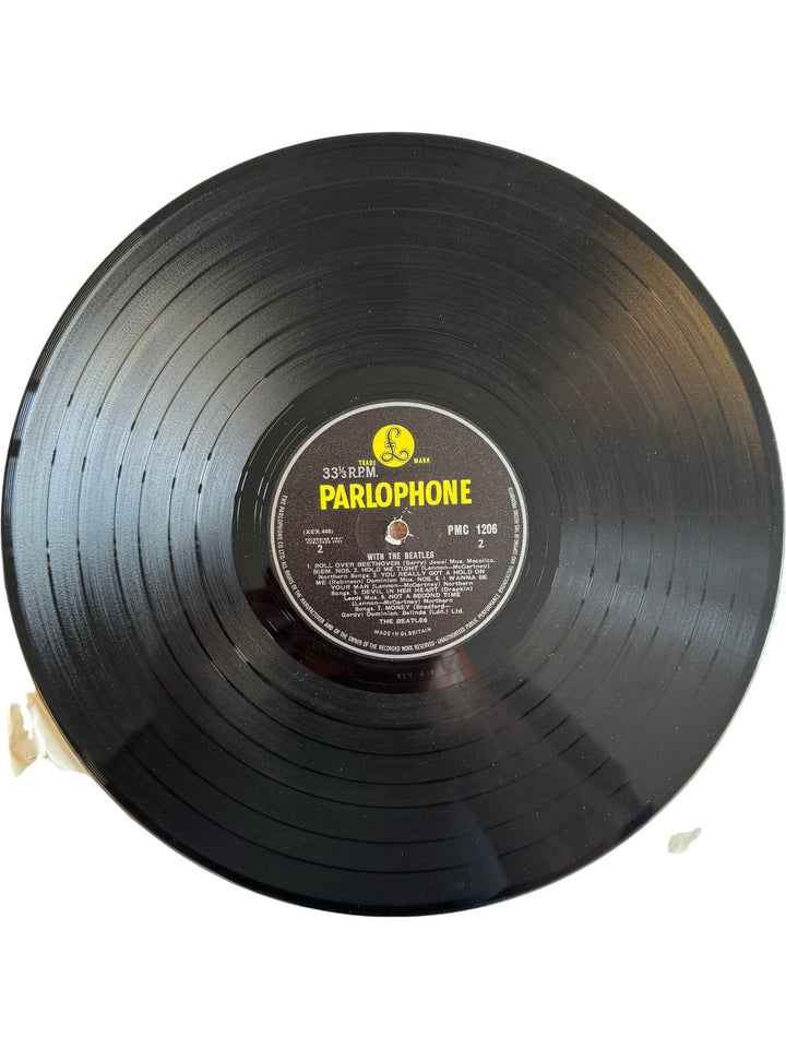 1963 Parlophone With The Beatles Vinyl - Fair - Think Vintage ltd