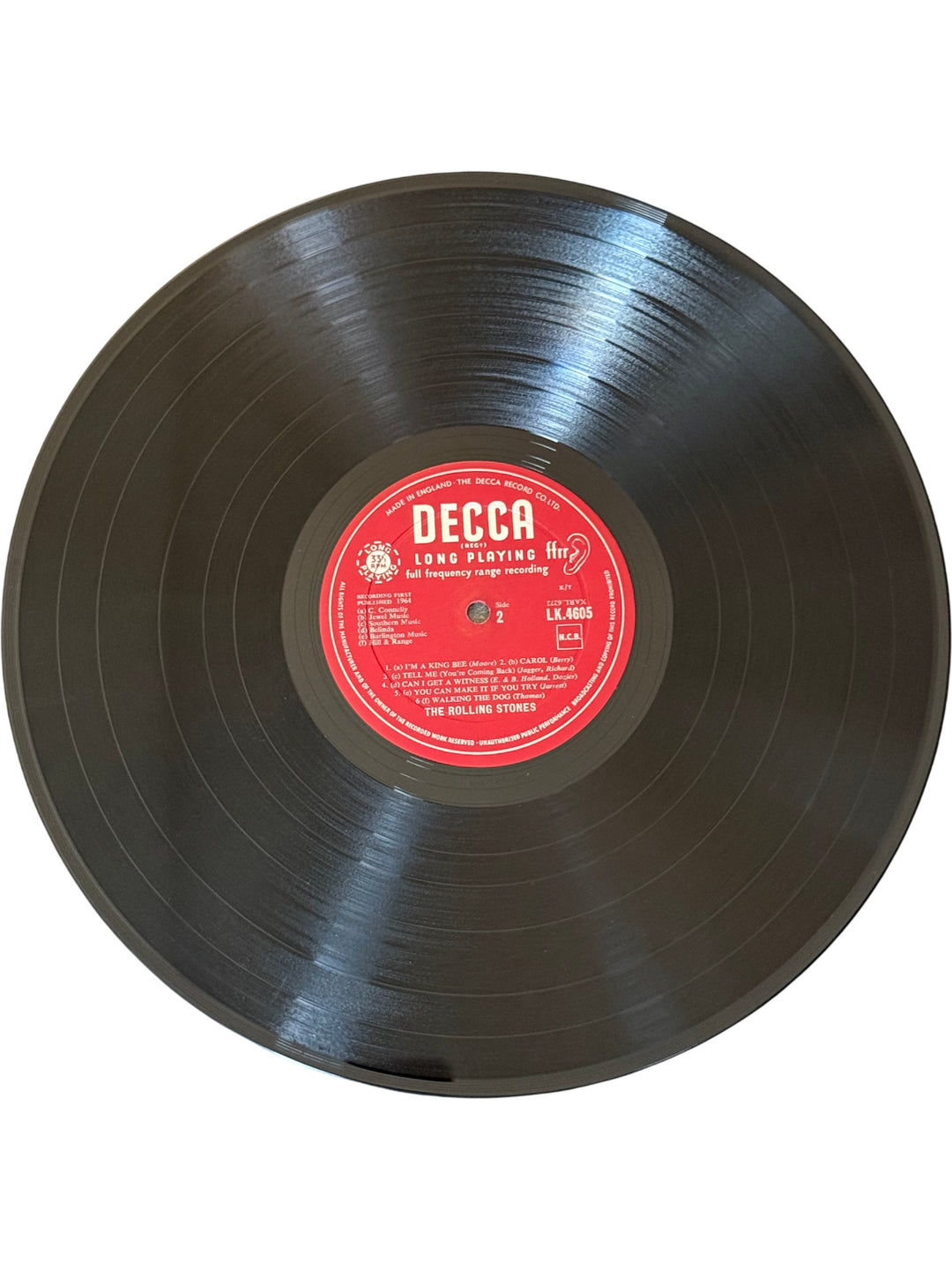 1964 Decca The Rolling Stones Vinyl LP - Think Vintage