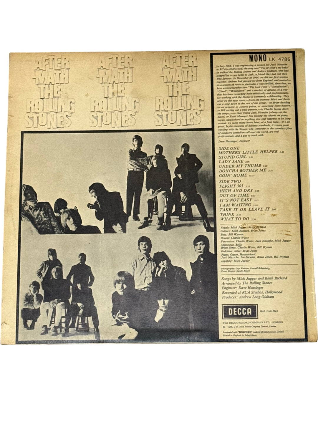 1966 Aftermath Vinyl by The Rolling Stones - Think Vintage