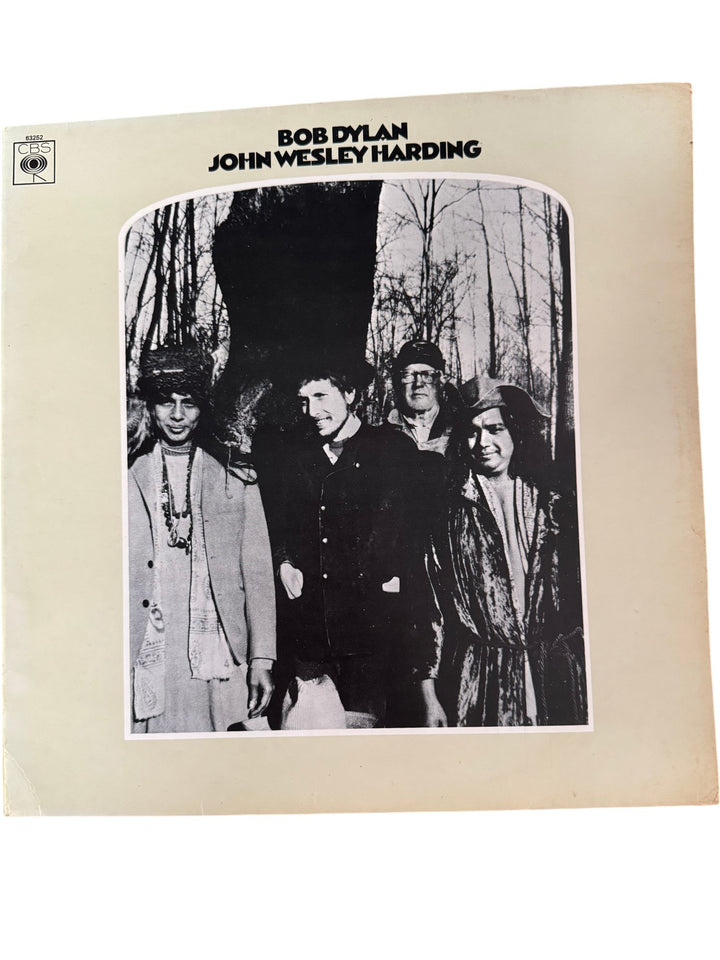 1967 Bob Dylan John Wesley Harding Vinyl Record - Fair - Think Vintage ltd