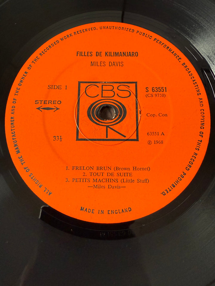 1968 Miles Davis Filles De Kilimanjaro Vinyl - Think Vintage
