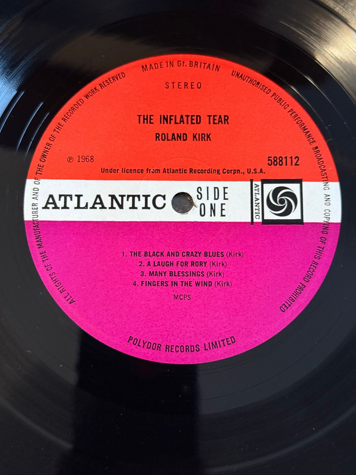 1968 Roland Kirk The Inflated Tear Vinyl - Think Vintage Online Ltd