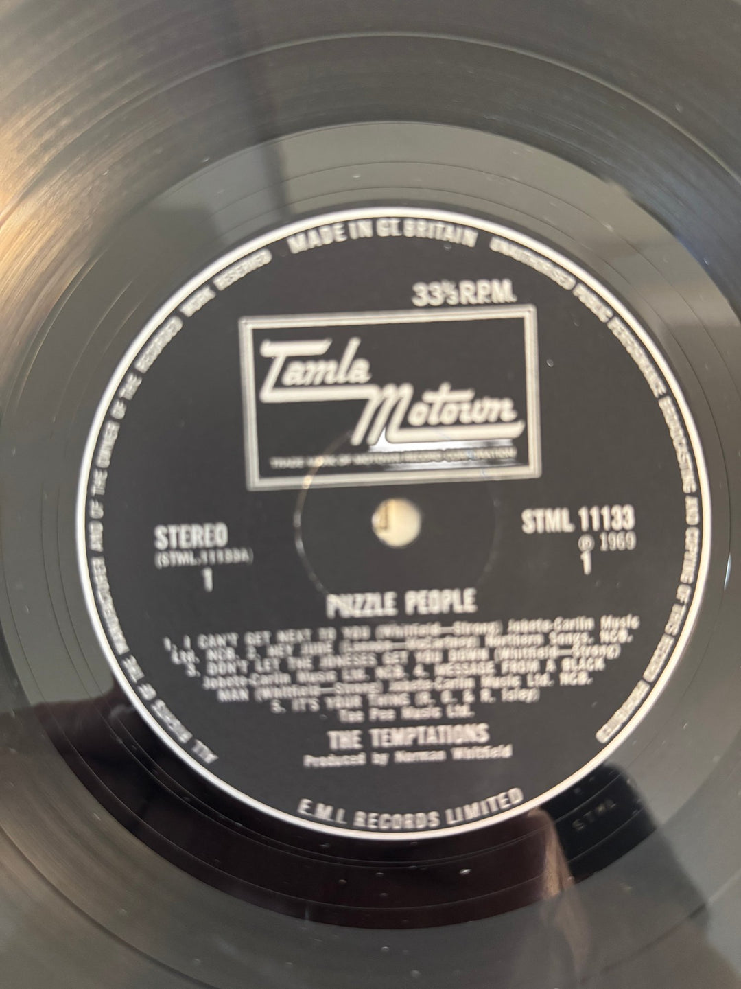1969 Temptations Puzzle People LP - Think Vintage ltd