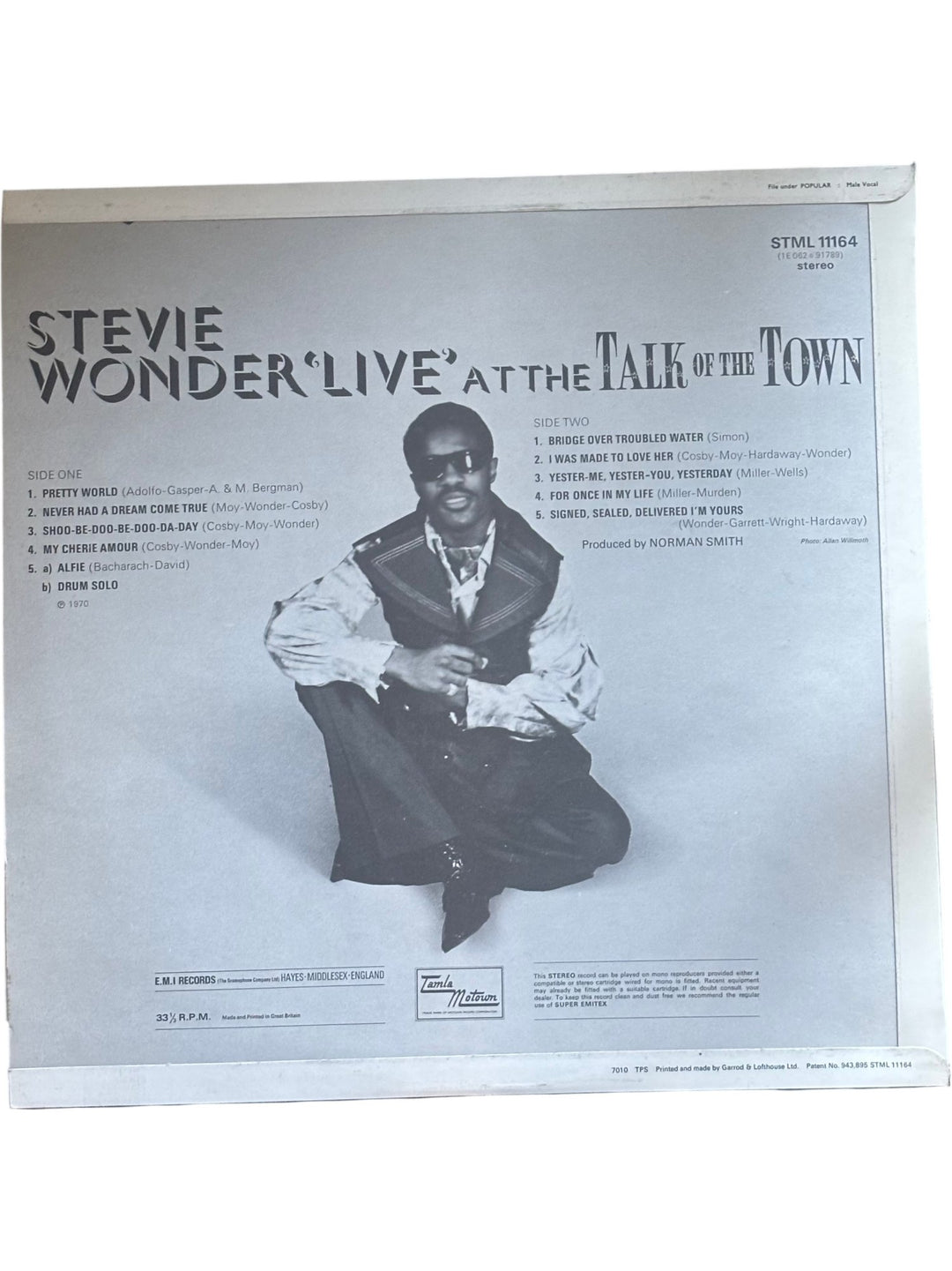 1970 Live Vinyl Album At The Talk of the Town - Think Vintage ltd