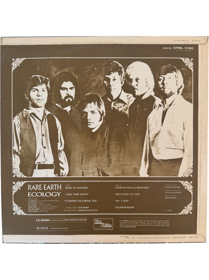 1970 Rare Earth Ecology Vinyl - Think Vintage ltd