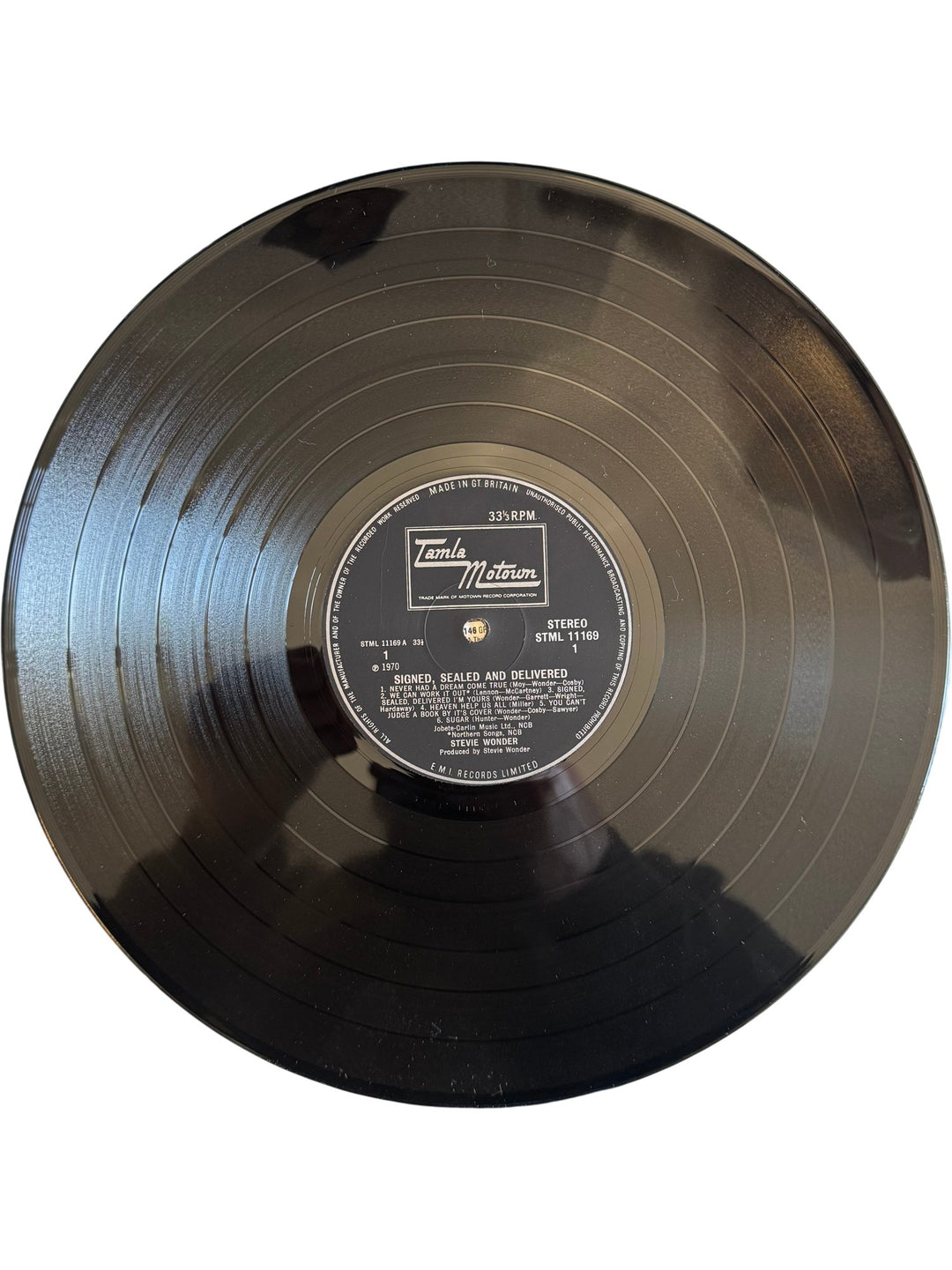 1970 Stevie Wonder Signed Sealed & Delivered Vinyl - Very Good - Think Vintage ltd