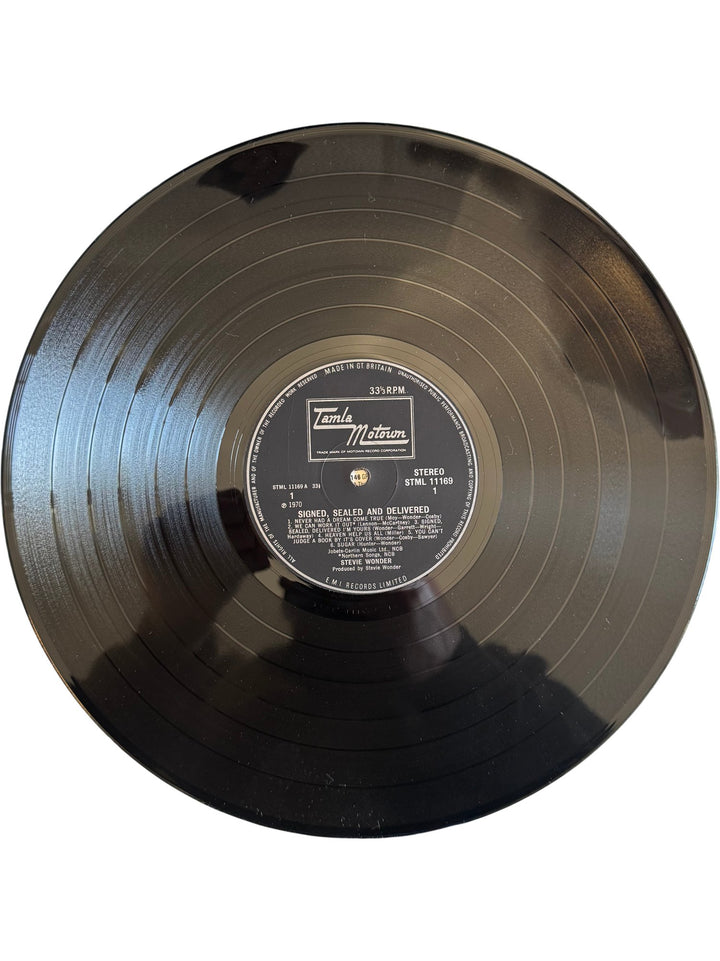 1970 Stevie Wonder Signed Sealed & Delivered Vinyl - Very Good - Think Vintage ltd