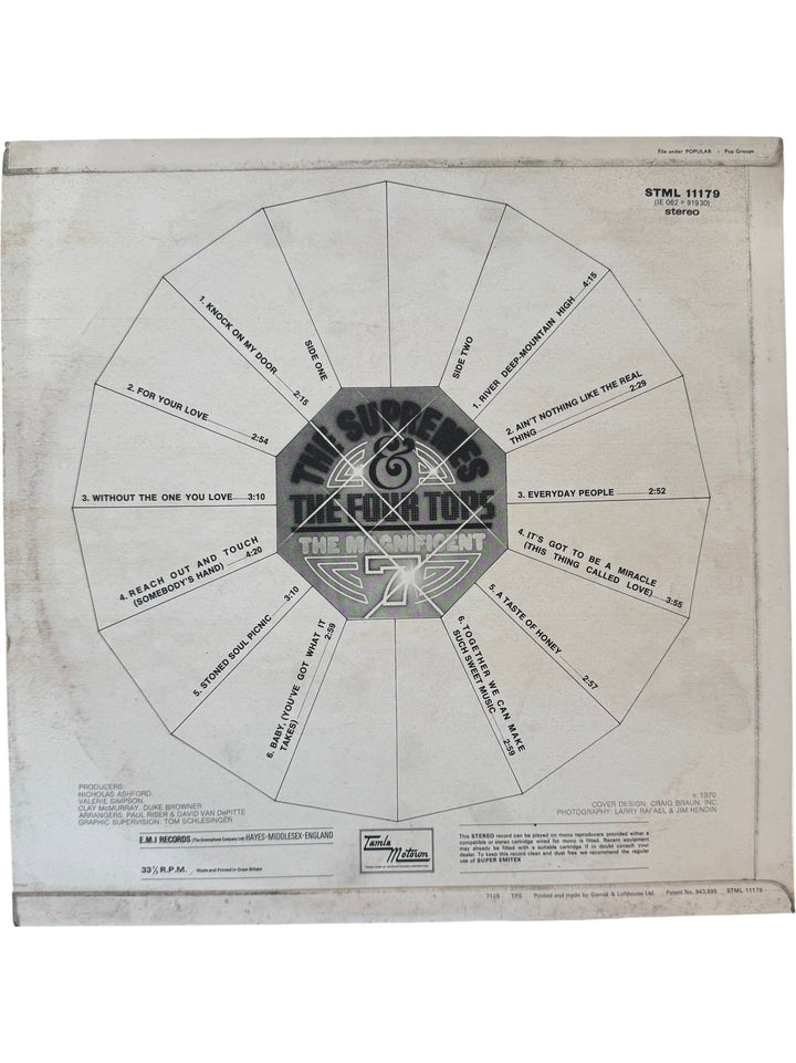1970 Supremes & Four Tops Magnificent 7 Vinyl - Very Good - Think Vintage ltd