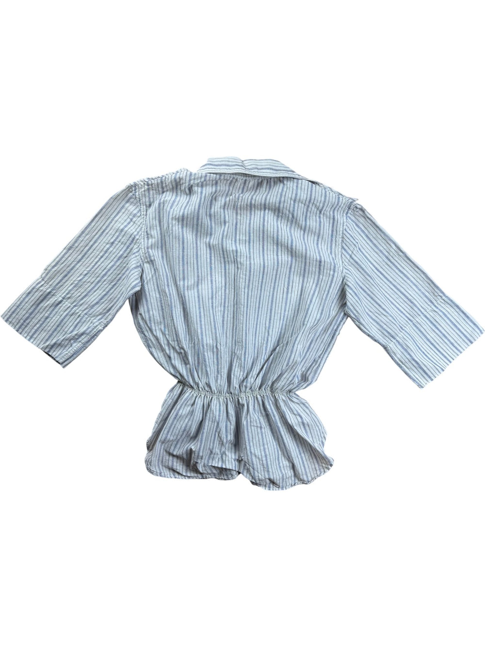 1970's Striped French Connection Blouse - M - Think Vintage ltd