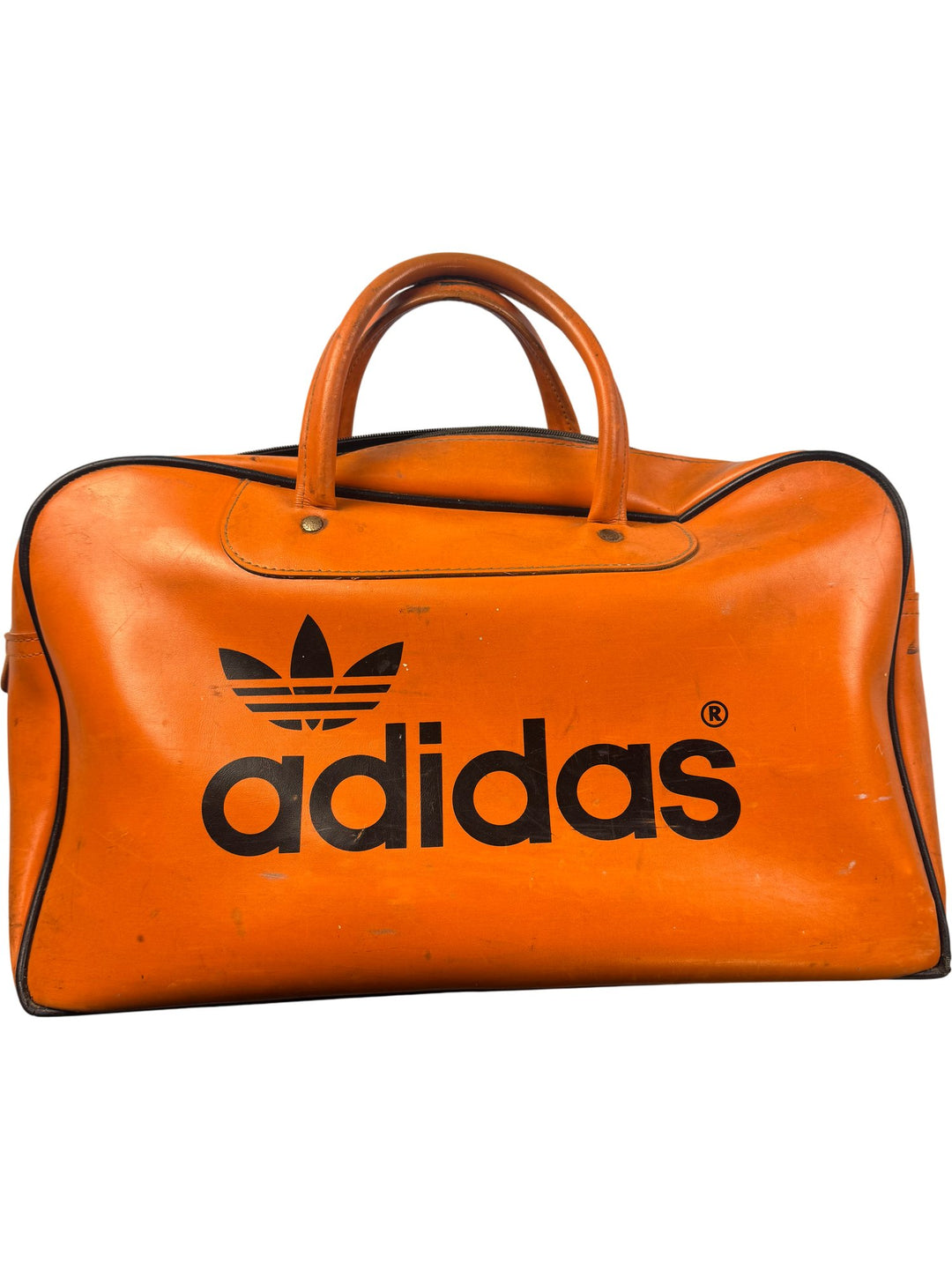1970s Adidas Orange Vintage Bag – Think Vintage ltd display picture 1