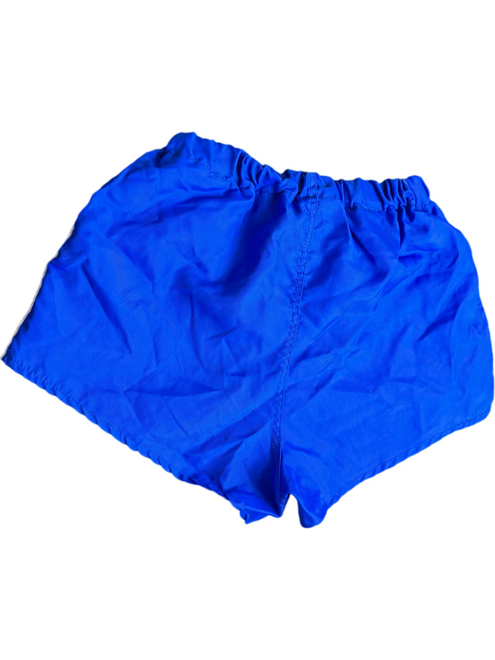 1970s Admiral Blue Athletic Shorts with Red Stripes - XS - Think Vintage