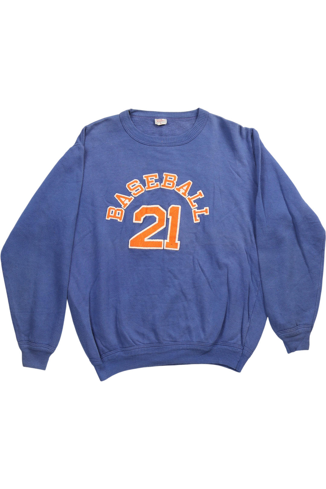 1970s Baseball 21 Sweatshirt - XL - Think Vintage