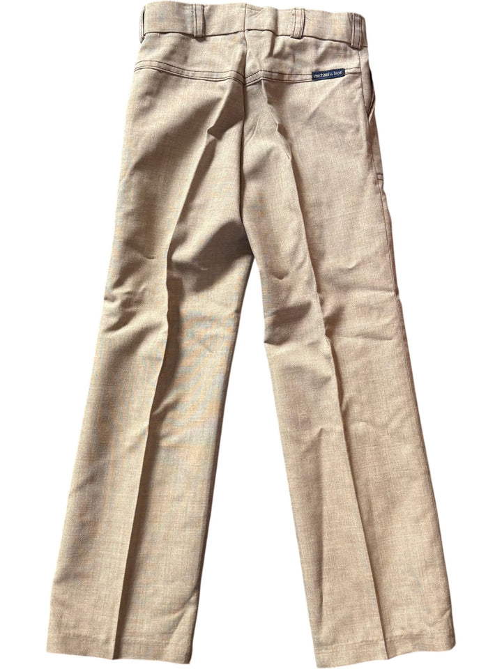 1970s Beige Flares - Age 8/9 - Think Vintage ltd