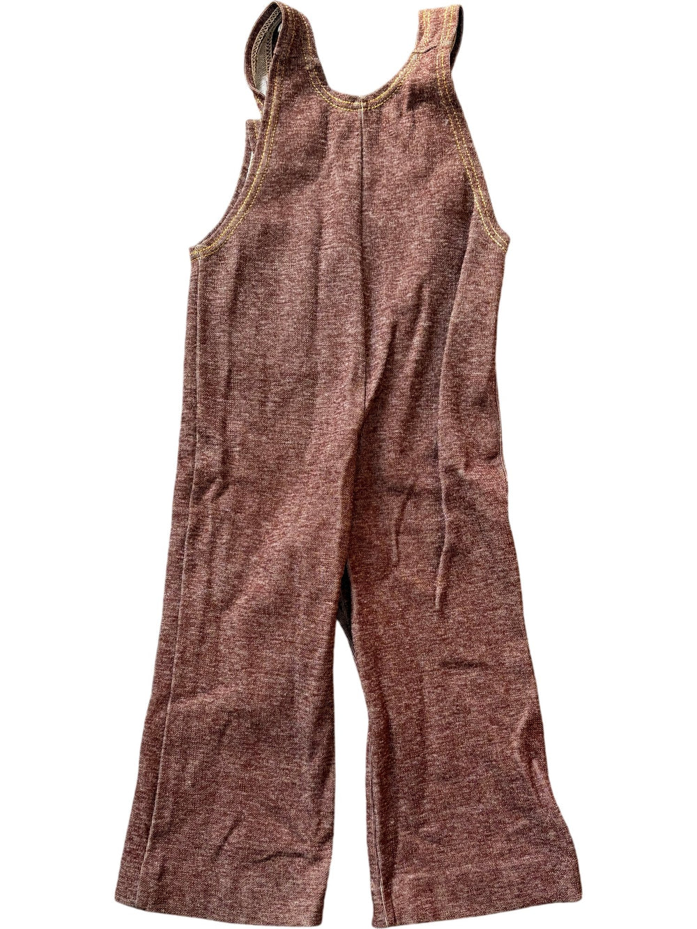 1970s Brown Corduroy Dungarees - Age 1/2 - Think Vintage ltd