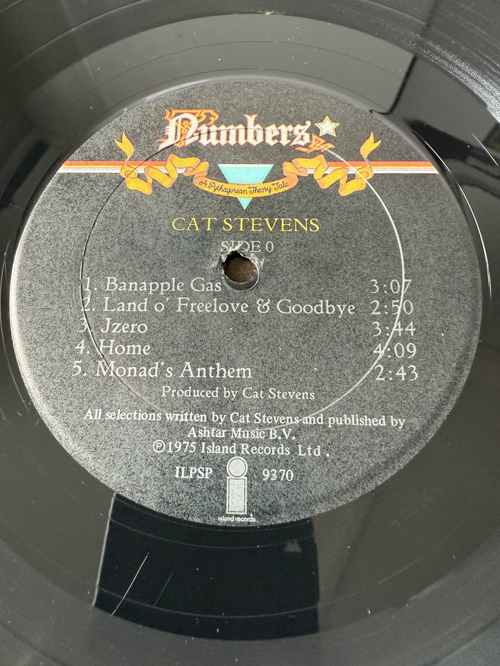 1970s Cat Stevens Numbers Album - Think Vintage