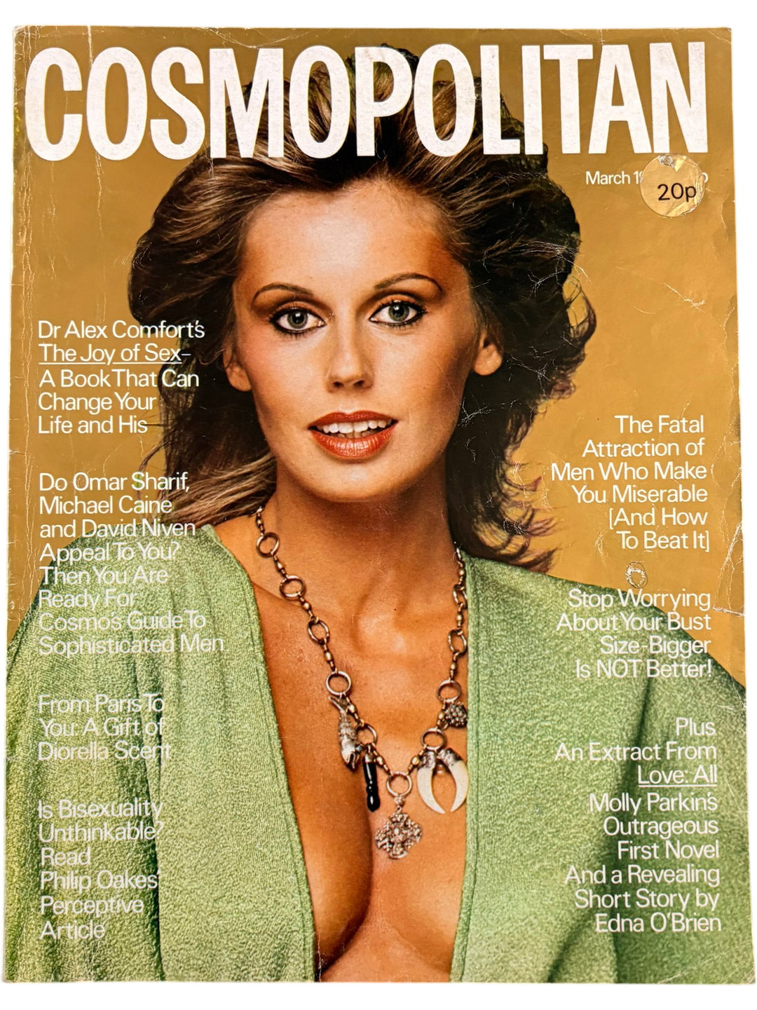 1970s Cosmopolitan Magazine March Issue - Think Vintage ltd