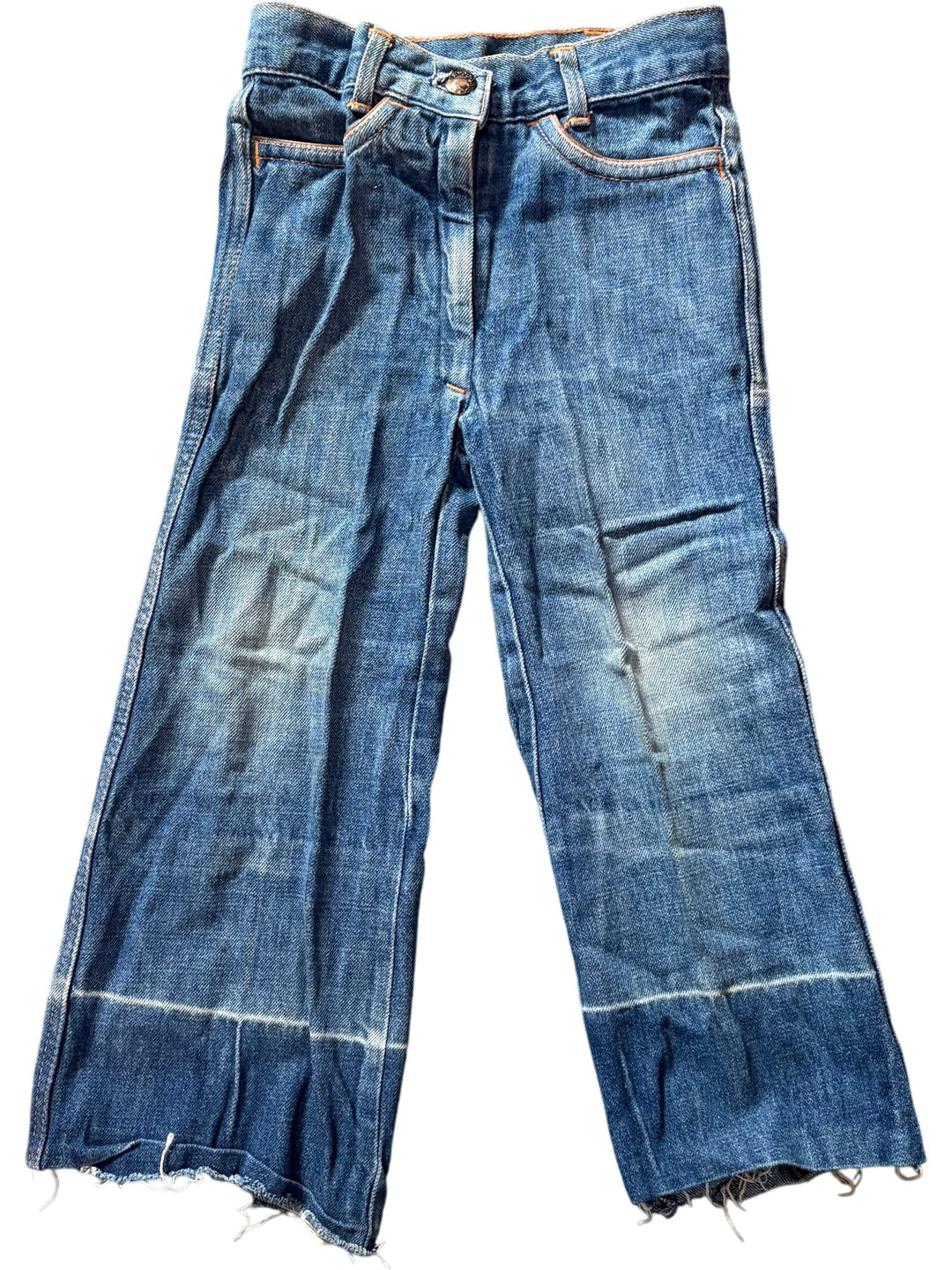 1970s Denim Flares - Age 4/5 - Think Vintage ltd