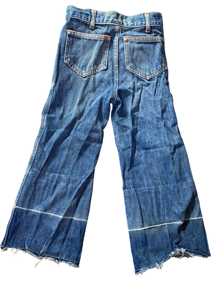 1970s Denim Flares - Age 4/5 - Think Vintage ltd