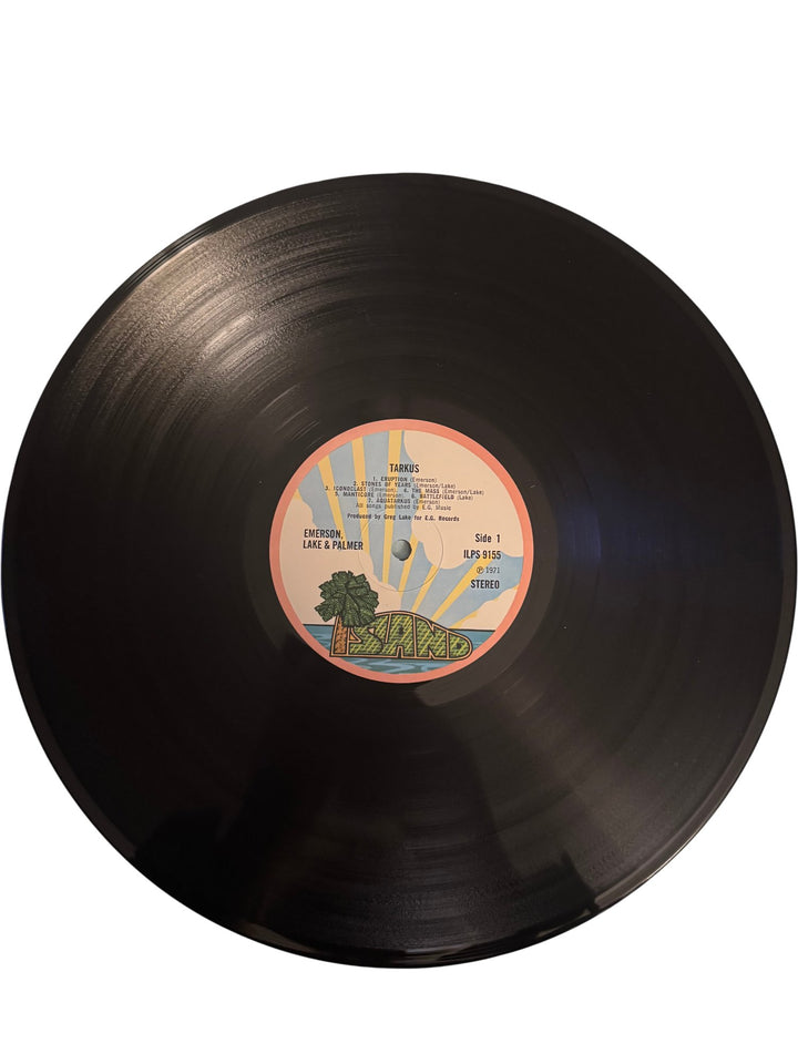 1970s Emerson Lake & Palmer Tarkus Vinyl - Good - Think Vintage ltd