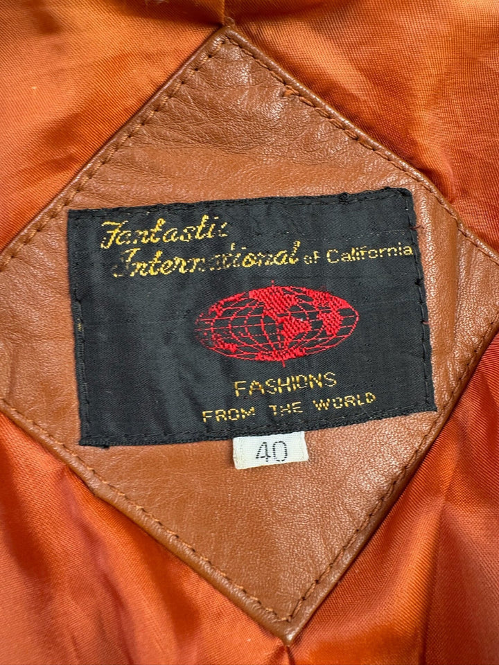 1970s Fantastik International Leather Jacket - M