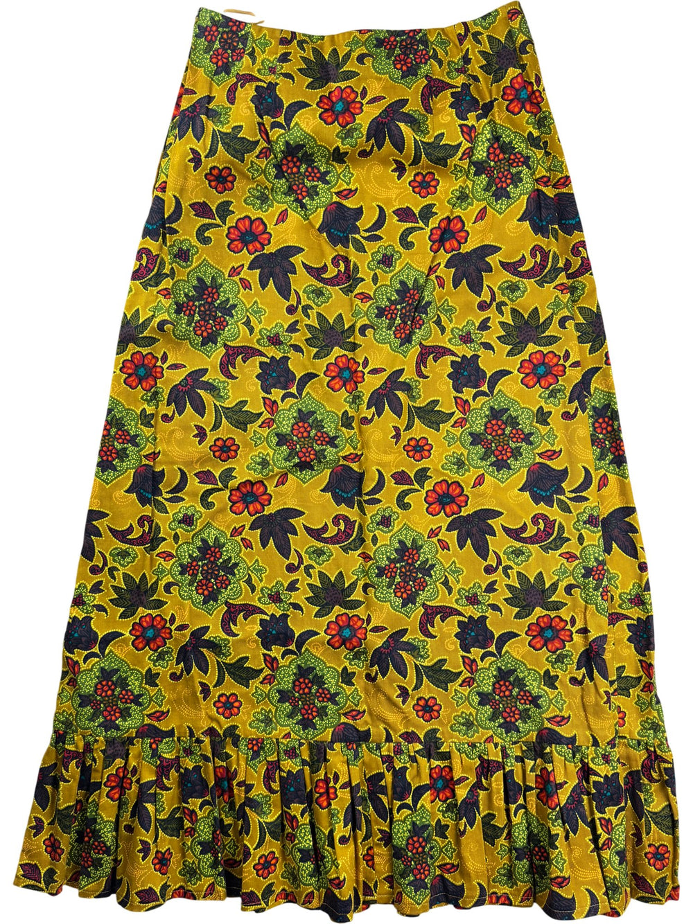 1970s Floral Maxi Skirt - W29 - Think Vintage ltd
