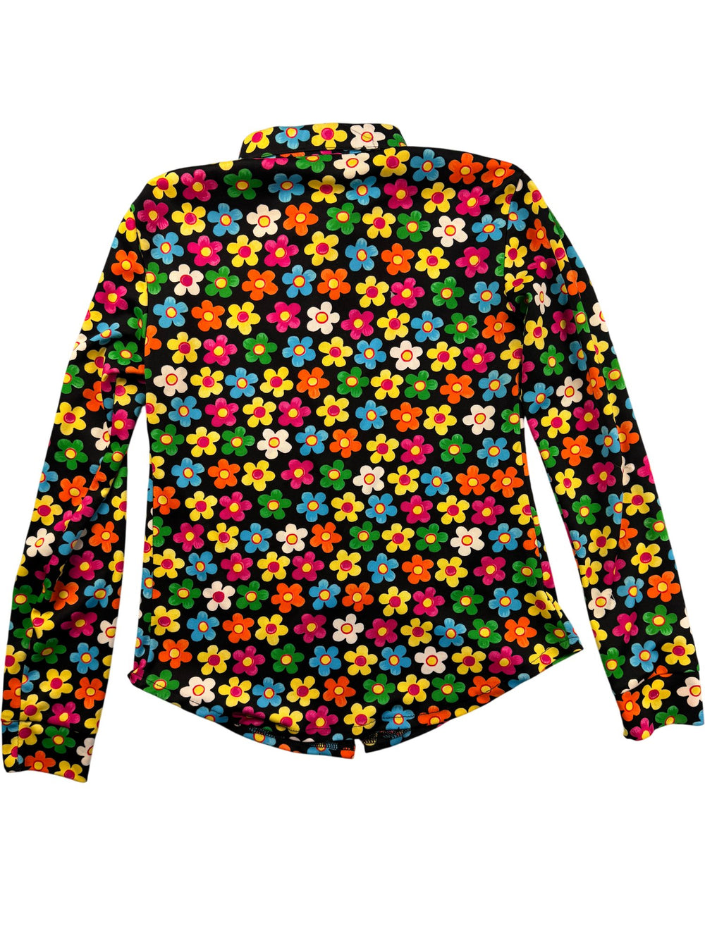 1970s Floral Patterned Long Sleeved Shirt - S - Think Vintage ltd