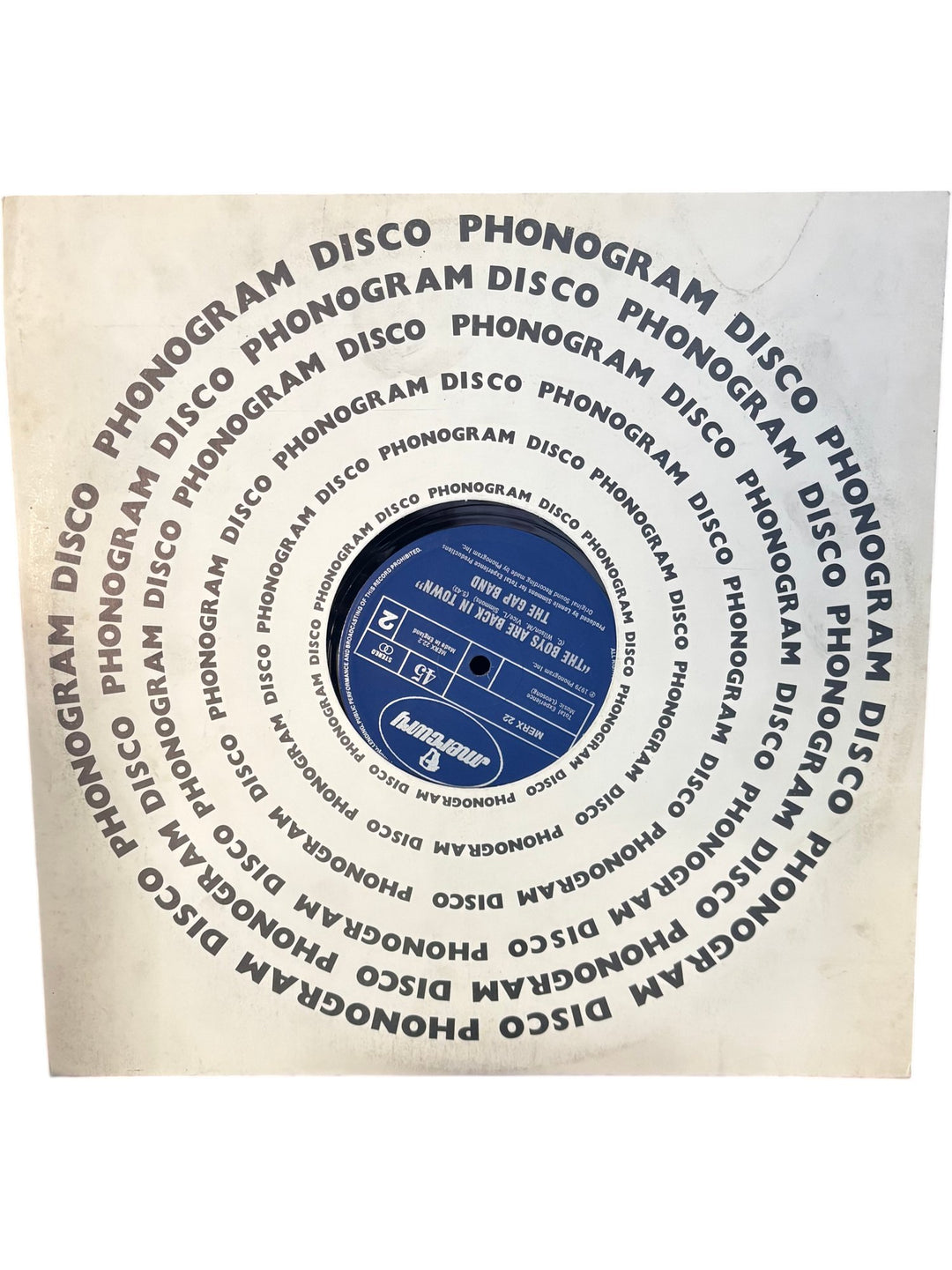 1970s Mercury 45 RPM Vinyl Record - Think Vintage ltd