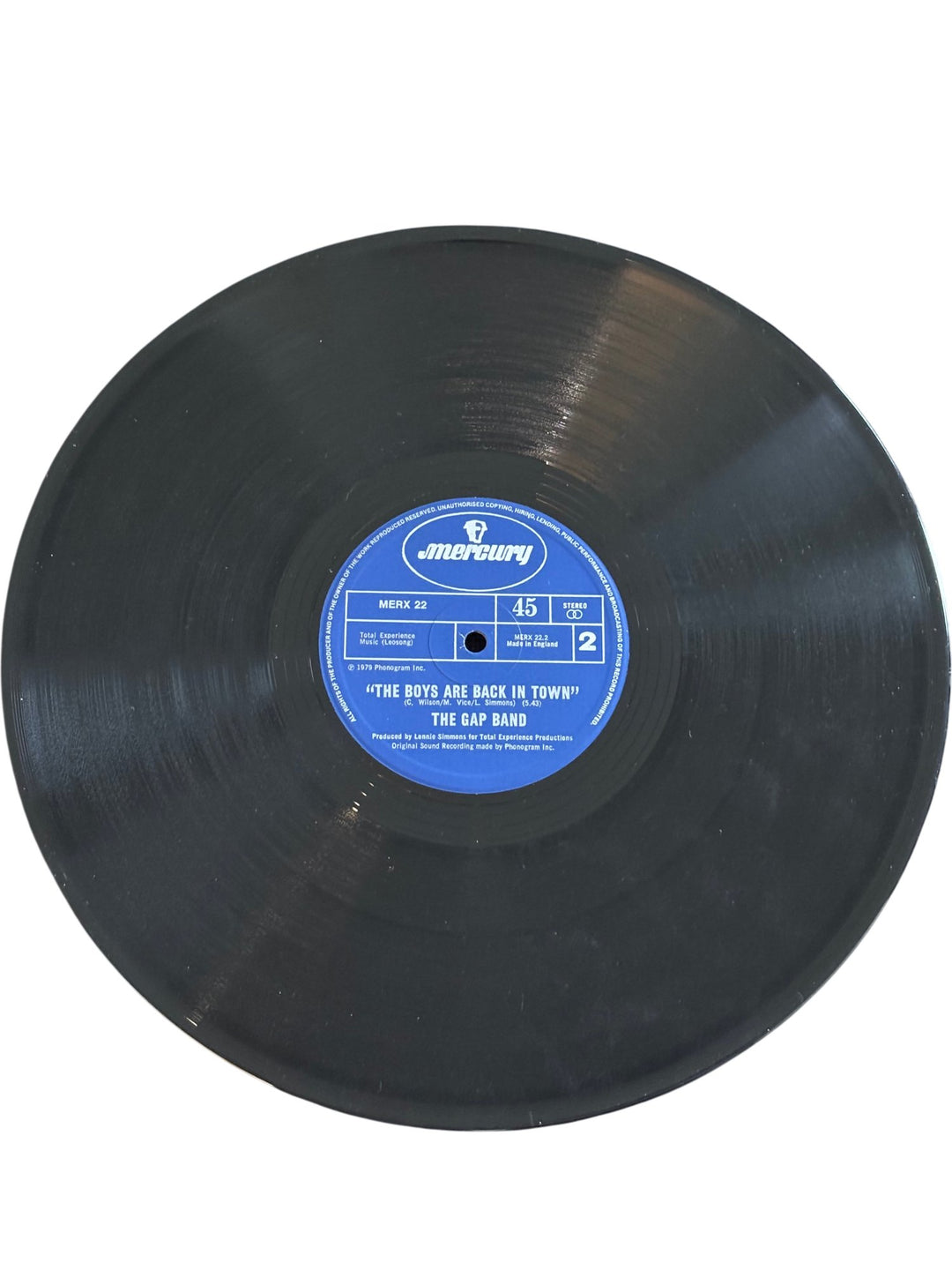 1970s Mercury 45 RPM Vinyl Record - Think Vintage ltd