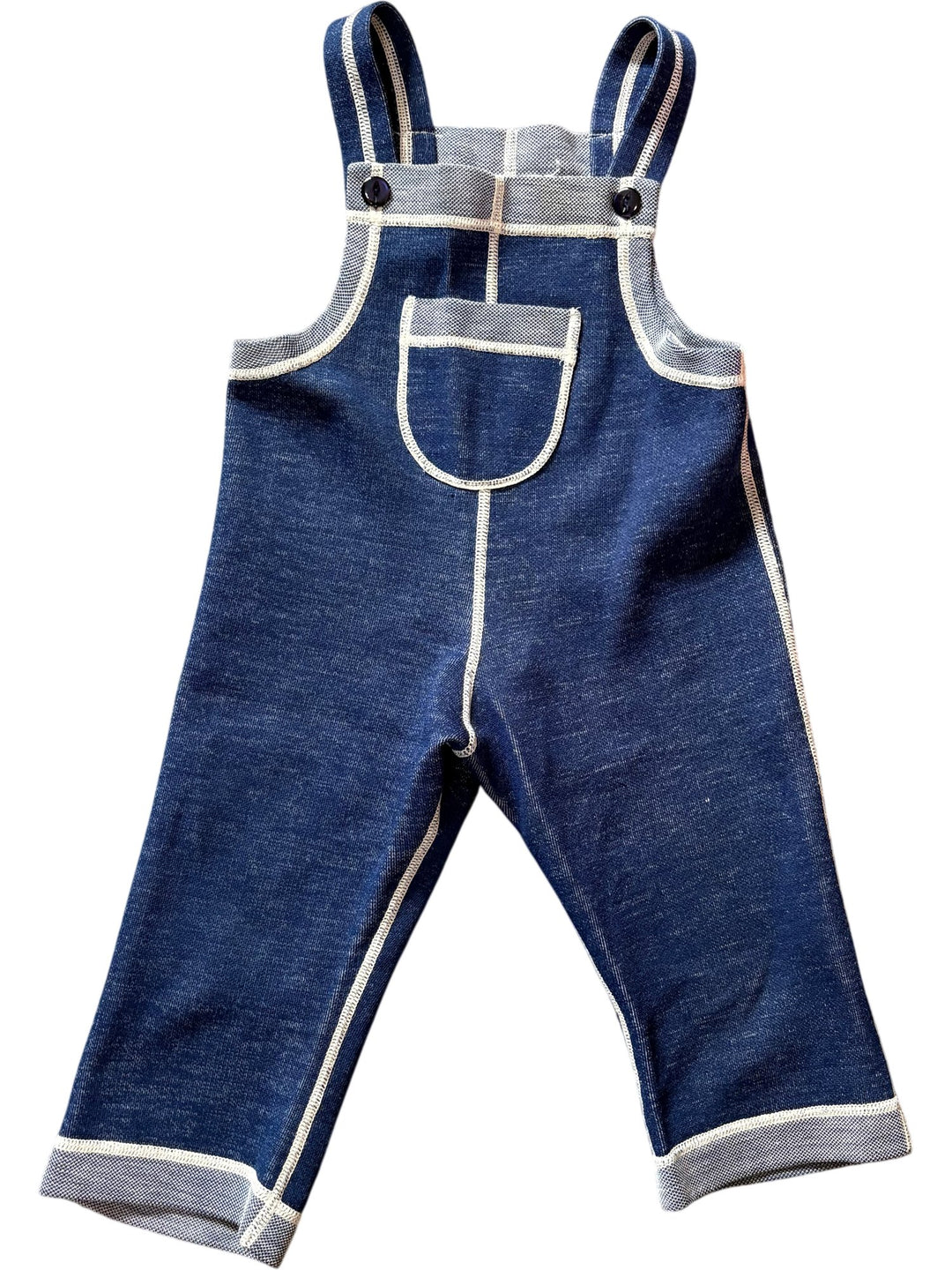 1970s Mothercare Baby Overalls - Age 1/2 - Think Vintage ltd